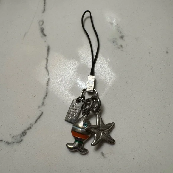 Y2K Vintage Coach Star Fish Phone Charm - Picture 4 of 5